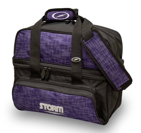 Storm Deluxe Double Tote (Abstract Purple)